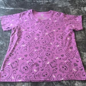 Jack Skellington purple t-shirt